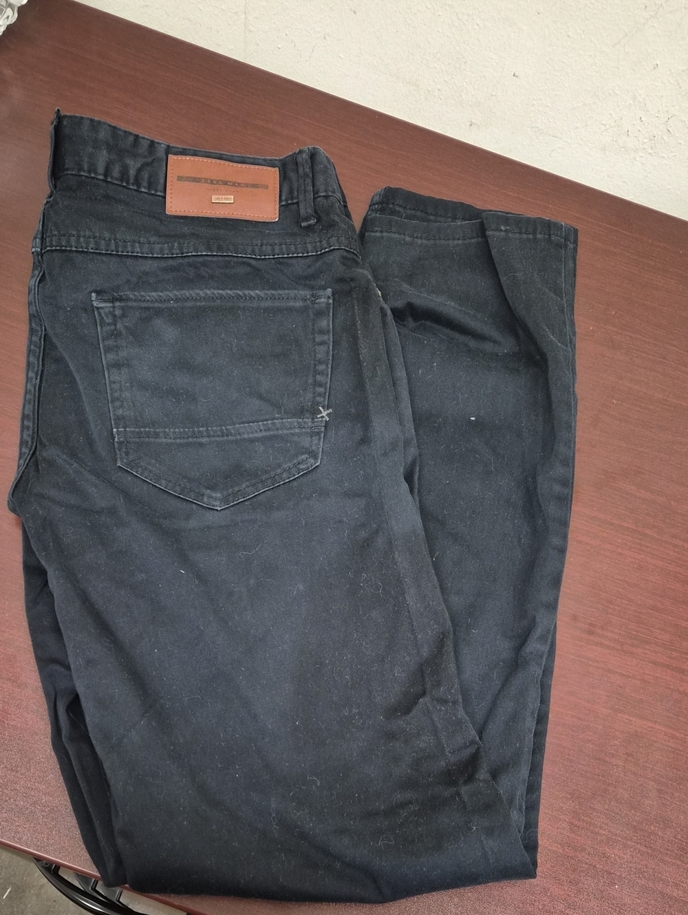Zara Men's Slim Straight Black Jeans Size 34